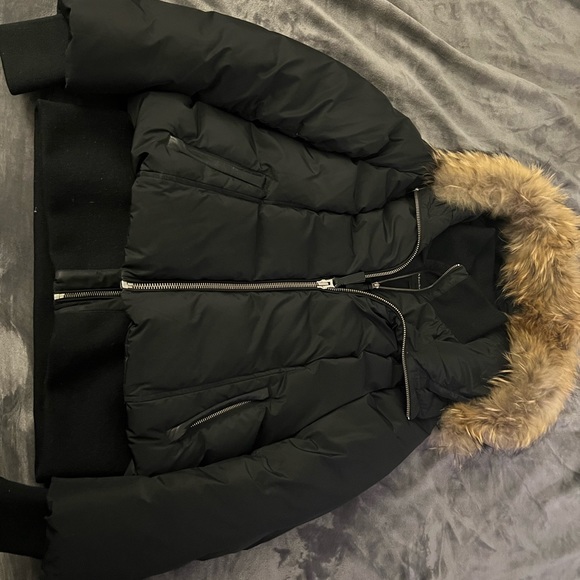 Authentic Mackage Romane Jacket with removable fur - Picture 4 of 5